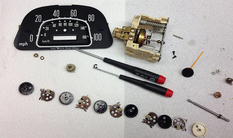 mechanical  instrument cluster repair